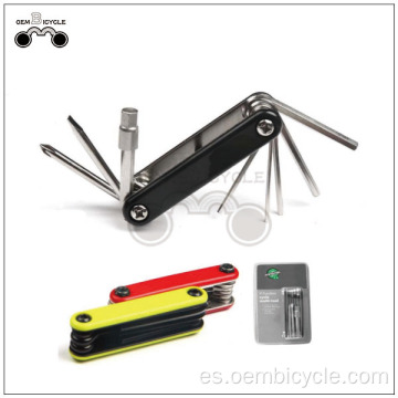 Conjunto de kit de herramienta de bicicleta de reparación calificado